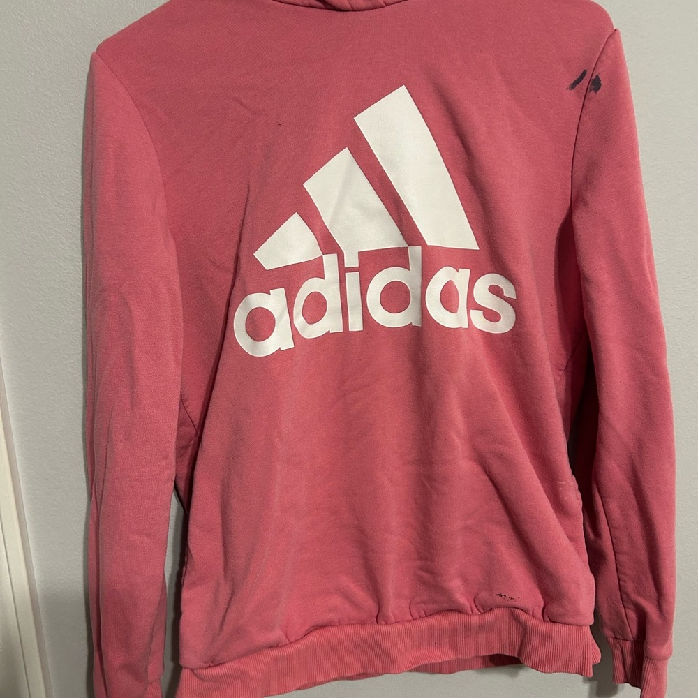 Adidas Rose Sweatshirt with White Logo